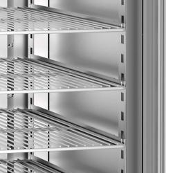 Koelkast RVS PREMIUM PLUS - GN 1/1 - 482mm - 325liter - tot +6°C - met 1 deur - geforceerde koeling, LED‑verlichting & legroosters