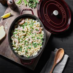 STAUB | LA COCOTTE – Cocotte – owalna – 290 mm – żeliwo – kolor grenadynowy