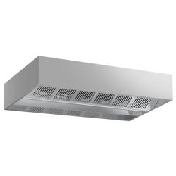 Plafond afzuigkap - B3200mm - zonder motor - met filter - met inductietoevoer