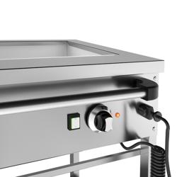 Chariot bain-marie chauffant – 1 kW – GN 1/1