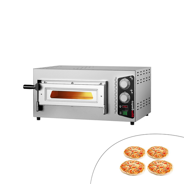 Elektrische pizzaoven - 4x 25cm - Handmatig