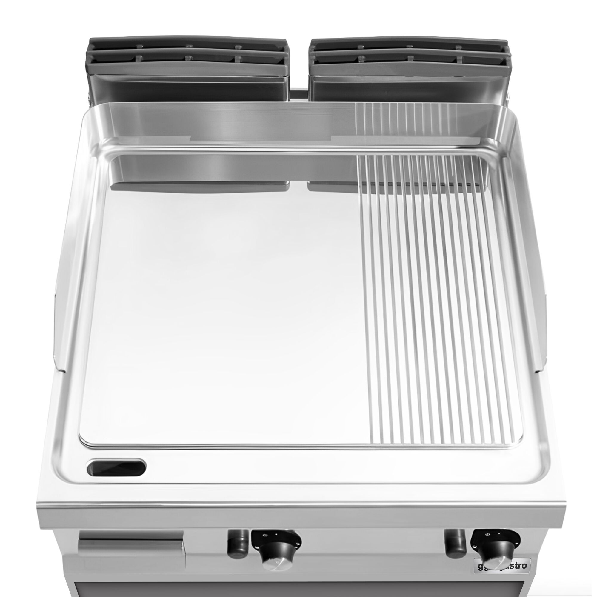 Plaque de cuisson électrique - 13,2 kW - lisse & rainurée
