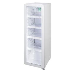 GASTRO-COOL | Frigorífico expositor de bebidas - 418mm - 140L - estreito - com 1 porta de vidro - Branco