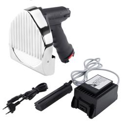 TANDIR® | Elektrisch kebabmes II 140 - incl. 2 messen, slijpsteen, kabel & tafelvoeding