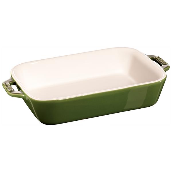 STAUB | CERAMIQUE - Ovenschaal - 200x160mm - Keramiek - Basilicumgroen
