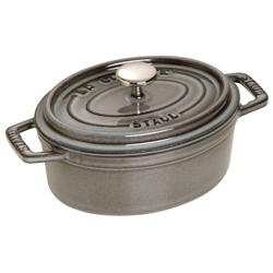 STAUB | LA COCOTTE - Kookpot - Ovaal - 170mm - Gietijzer - Grafietgrijs