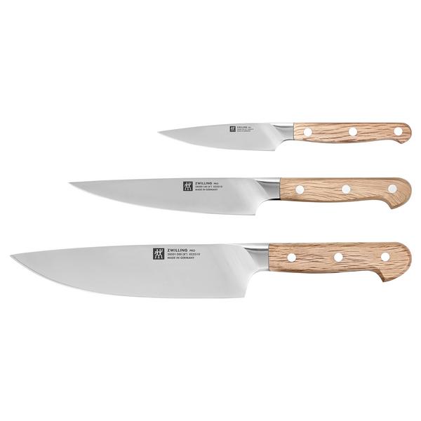 ZWILLING | PRO WOOD - Knife set - 3 pcs - Natural