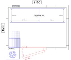 (2 szt.) Regał aluminiowo‑polipropylenowy - 1846x460x1800mm - 4 półek - Nośność: 600kg