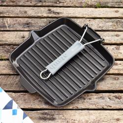 STAUB | GRILL PANS - Grill tava - 240x240 mm - Lijevano željezo - Crna boja
