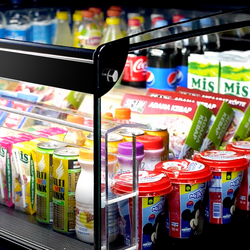 Mostrador refrigerado / isla refrigerada - 1,17 x 1,28 m