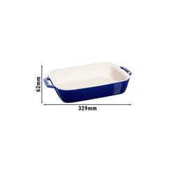 STAUB | CERAMIQUE - Ovenschaal - 270x200mm - Keramiek - Donkerblauw