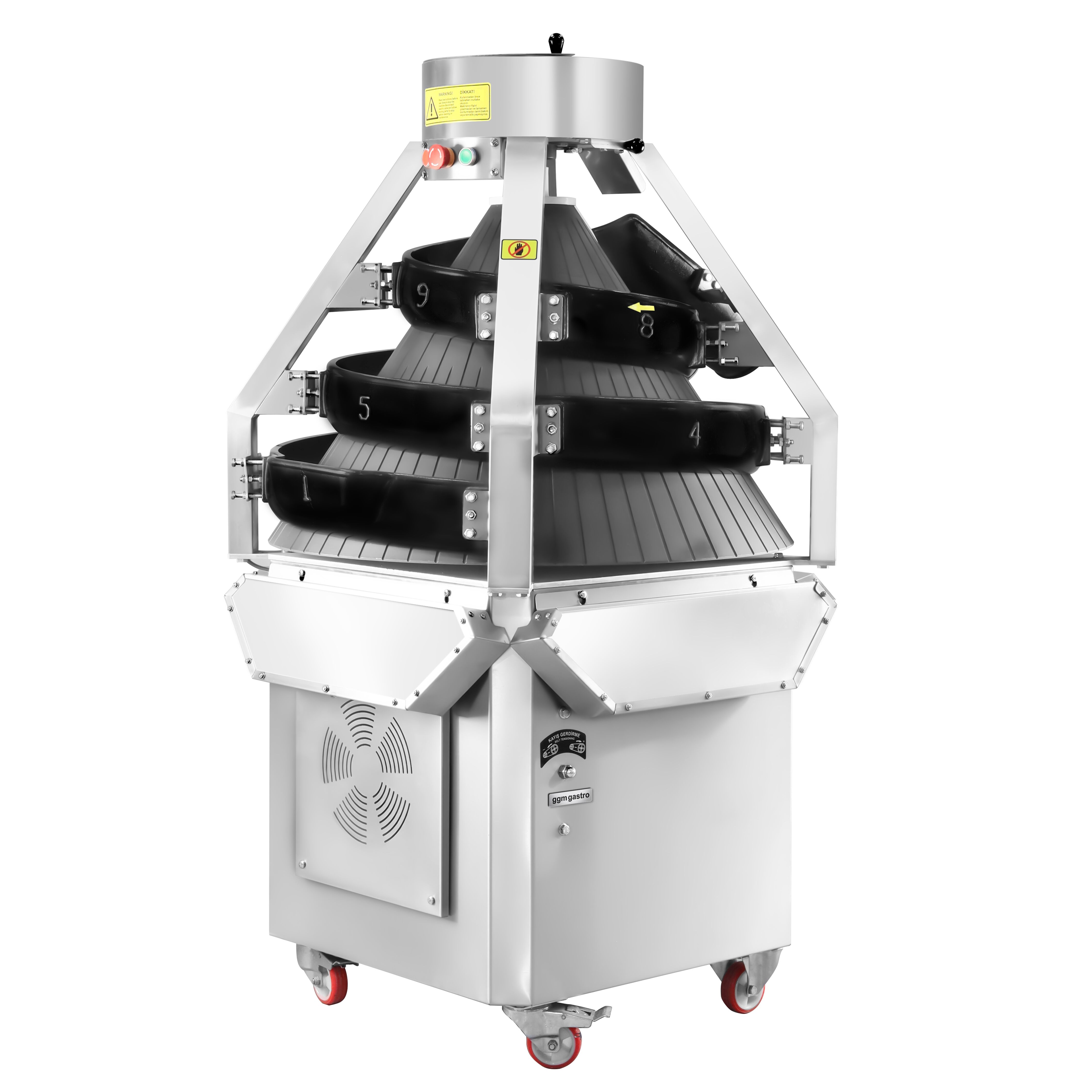 Kegelrundwirker/Teigabrunder - 1,5 kW - Gewichtsbereich: ~100-600g  - max. 2500 Stk/h