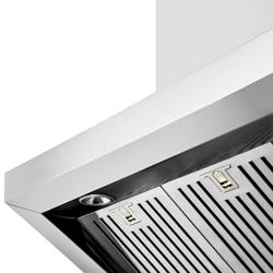 Hotte aspirante plasma - 1200 mm - efficacité de purification de l’air 96 % - avec commande Soft Touch, moteur, filtre et lampe