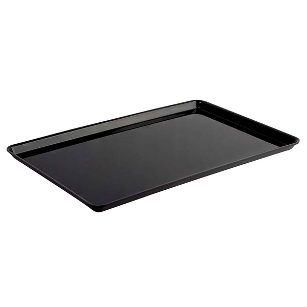 Dikdörtgen sunum tepsisi - GN 1/2 - 265x325x17mm - Siyah