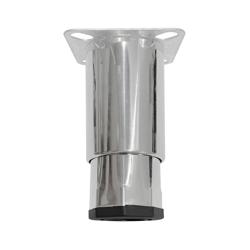 Pés em aço inoxidável para KTS, POS, KG, TS e TG - com deslizador em plástico - Comprimento: 120–170mm