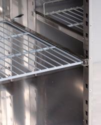 Kylbänk ECO - 1360x700 mm - 282 l - Fläktkyla - GN 1/1 - med 1 dörr - med 2 lådor