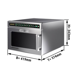 Magnetron Automatisch - 17 liter - 2.1 kW - Digitaal