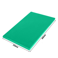 Cutting Board - 250x 400 mm - Thickness 20 mm - Green