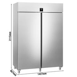 LIEBHERR | Kühlschrank Edelstahl PERFORMANCE - 1360 Liter - GN 2/1 - Innen Edelstahl - mit 2 Türen