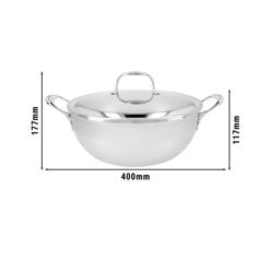 DEMEYERE | ATLANTIS 7 - Servierpfanne mit doppelwandigem Deckel - Ø 280mm - Edelstahl