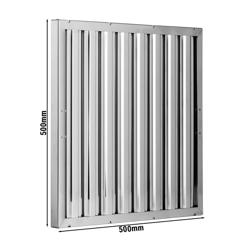 Lamellenfilter RVS - 500x500x25mm - Type A