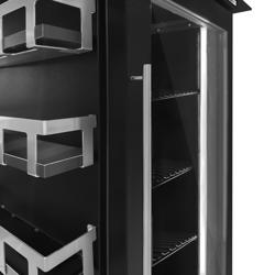 Conference Drinks Display Fridge PREMIUM – single glass door - lockable - fan-assisted - LED