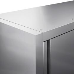 Pensile in acciaio inox ECO - 600x400mm - con porta a battente - altezza 650mm