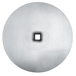 Deska na maso pro kebab špíz - Ø 180 mm - nerezová ocel - pro döner/kebab grily - kompatibilní s špízy 12x12 mm