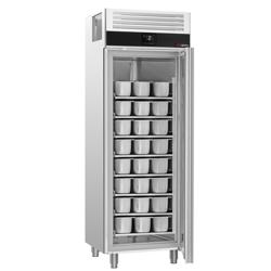 Glassfrys – med 1 dörr – för 48 × 5 L eller 32 × 7 L glassbehållare