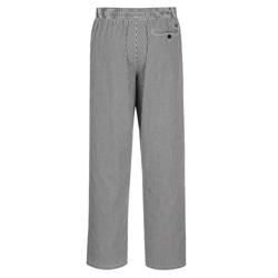 (5 Stück) Kochhose Bromley - Schwarzkaro - Größe: XL