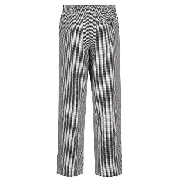 بنطلون شيف Bromley - أسود/أبيض مربعات - المقاس: XS