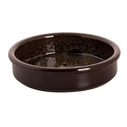 (24 pcs) TURKEY - Plat à four - Ø 120mm - Marron / Bleu