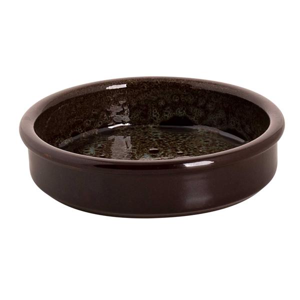 (24 قطع) TURKEY - طبق تاباس للفرن - Ø 120mm - بني / أزرق