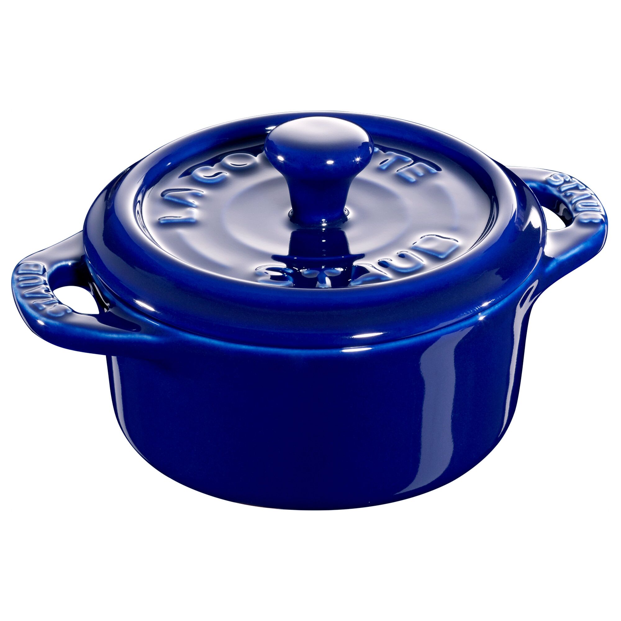 STAUB | CERAMIQUE - Mini Cocotte - Ø 100 mm - Okrugli oblik - Keramika - Tamnoplava boja 