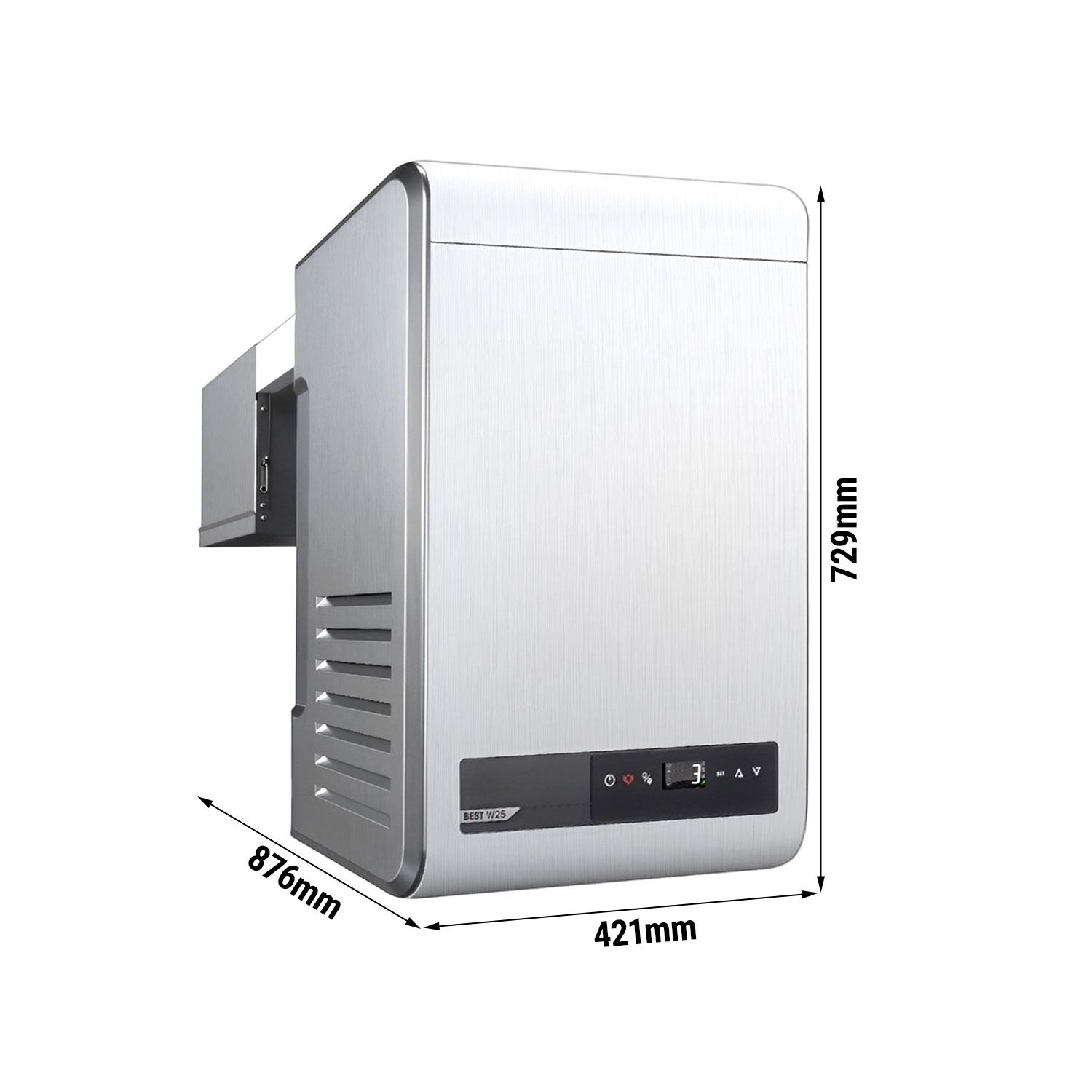 Groupe de froid monobloc mural - pour volume max. 11,8m³ - 780W