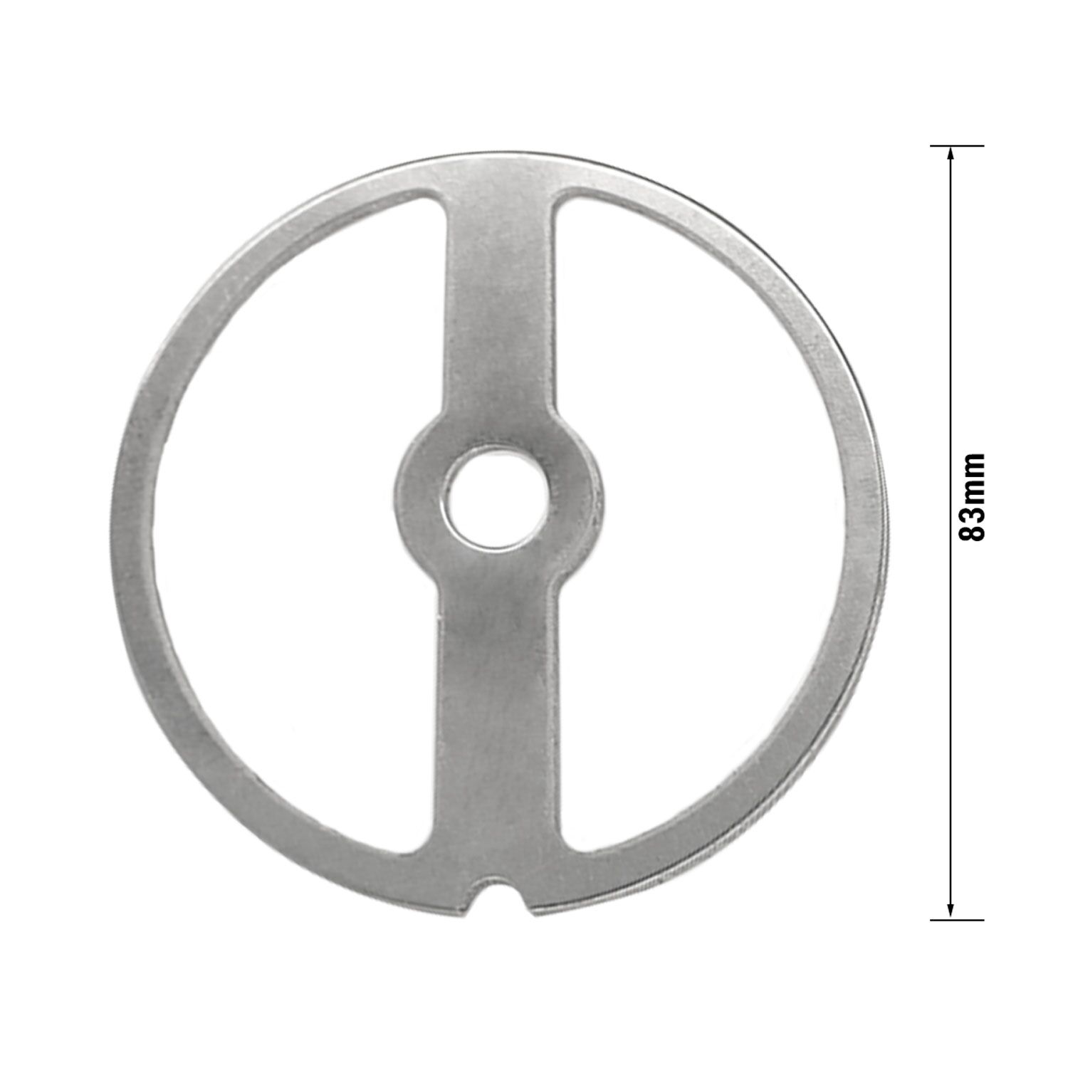 Cutting Plate - Sausage Filler Guide - #22 - 2 holes - compatible with FWH22, FWFC450, FWFC620