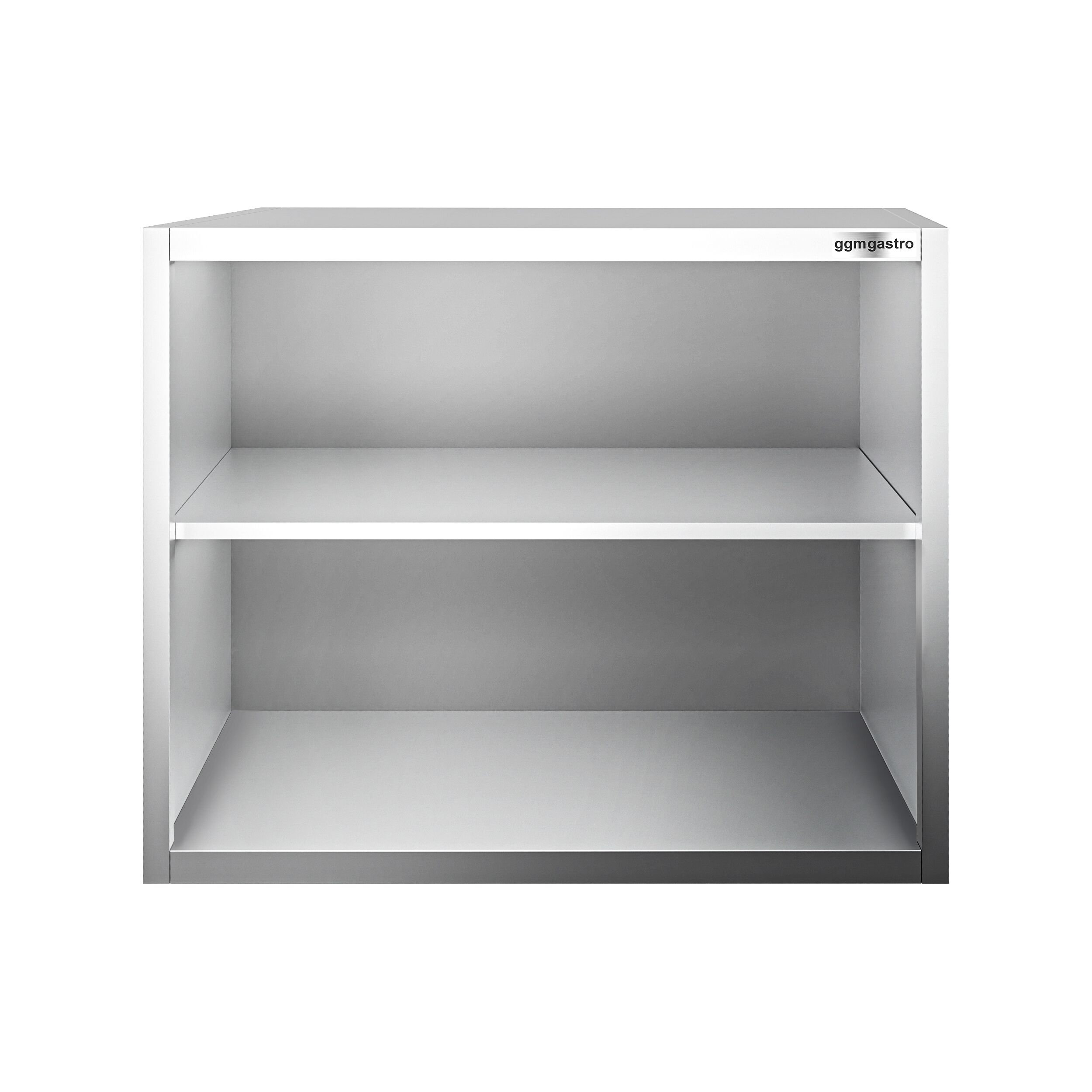 Edelstahl Wandhängeschrank PREMIUM - 800x400mm - ohne Schiebetür - 800mm hoch