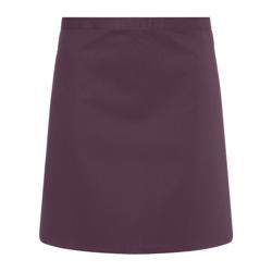 (6 pieces) KARLOWSKY | Basic Bistro Waist Apron – 700 x 550 mm - Aubergine