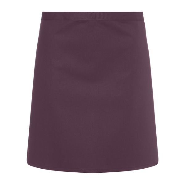 (6 pieces) KARLOWSKY | Basic Bistro Waist Apron – 700 x 550 mm - Aubergine