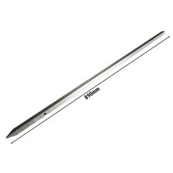 Spiedo per kebab/gyros - 890x12x12mm - acciaio inox - compatibile con DOK4-SB, DOKE4, DOBK4-SB, DOBKE4, DOK4-SB#2
