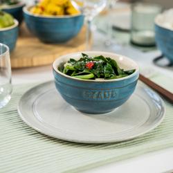 STAUB | CERAMIQUE - Kommenset, 4 stuks - Ø 120mm - Keramiek - Antiek turquoise