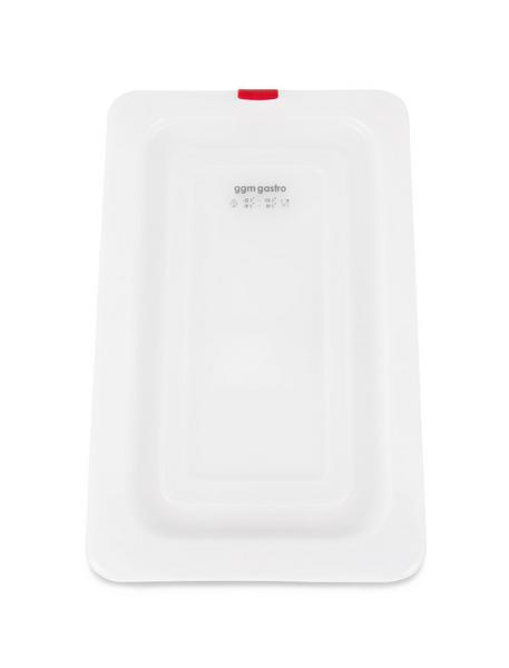 Coperchio GN in polipropilene 1/4 - semi-trasparente