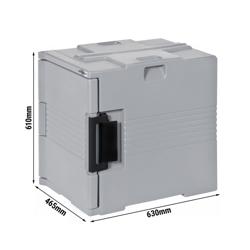 Thermobox - Front loading - GN 1/1 - 58L - 465x630x610mm - for 12x GN 1/1