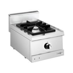 Cucina a gas professionale - 400x600x300mm - 6,58 kW - 1 fuochi - da banco