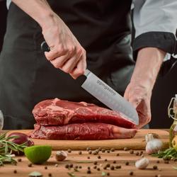 Coltello cucina PREMIUM - incl. Acciaino - acciaio inox