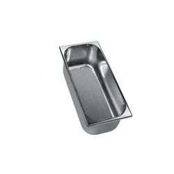 Cubeta para helado de acero inoxidable - 359x166x117mm - 5,2L - VG3612
