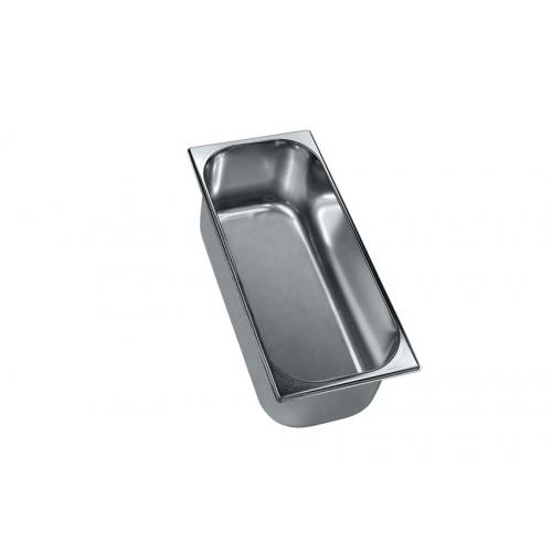Vaschetta gelato - 166x359x117mm - acciaio inox - VG3612