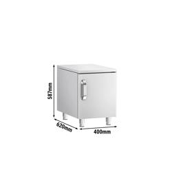 Meuble bas en inox – 400 mm – 1 porte