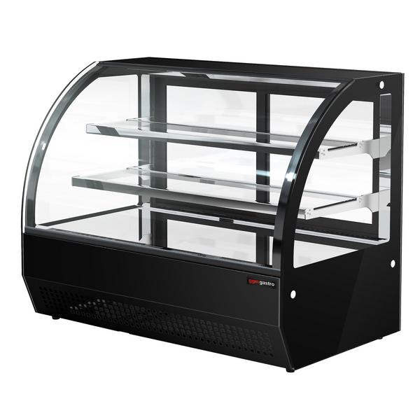 Vitrina refrigerada de sobremesa - Con 2 estantes de cristal - 0,7 m - Negro