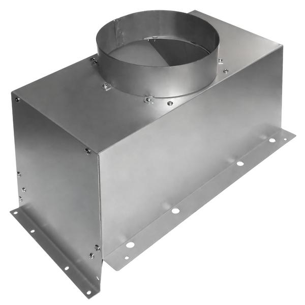 Pièce de connexion à diamètre intérieur pour four à pizza GEP9 - 120x189x62mm - Inox